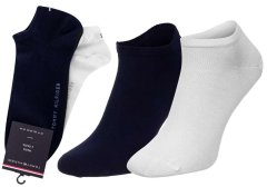 Tommy Hilfiger Ponožky Tommy Hilfiger 2Pack 342023001 White/Navy Blue 39-42