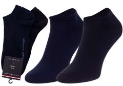 Tommy Hilfiger Ponožky Tommy Hilfiger 2Pack 342023001 Black/Navy Blue 43-46