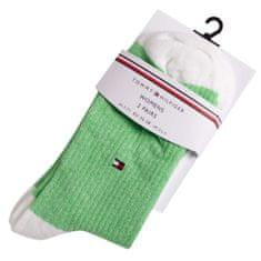 Tommy Hilfiger Ponožky Tommy Hilfiger 2Pack 701222646004 White/Green 39-42