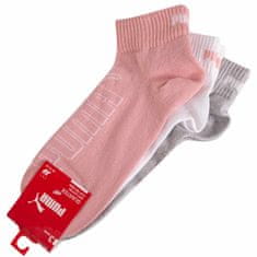 Puma Puma 3Pack Socks 90798902 Ash/White/Pink 39-42