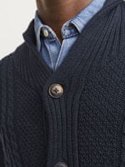 Jack&Jones Pánský svetr JJCRAIG Knit Fit 12258484 Sky Captain (Velikost S)