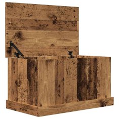 Vidaxl Úložný box old wood 70 x 40 x 38 cm kompozitní dřevo