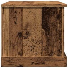 Vidaxl Úložný box old wood 70 x 40 x 38 cm kompozitní dřevo