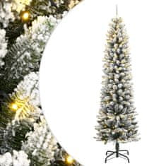 Vidaxl Umělý vánoční stromek se 150 LED a sněhem 150 cm