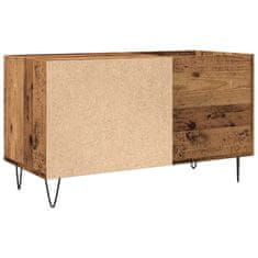 Vidaxl Skříňka na LP desky old wood 84,5 x 38 x 48 cm kompozitní dřevo