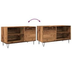 Vidaxl Skříňka na LP desky old wood 84,5 x 38 x 48 cm kompozitní dřevo