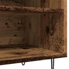 Vidaxl Skříňka na LP desky old wood 84,5 x 38 x 48 cm kompozitní dřevo