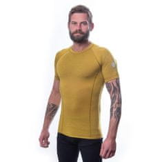 Sensor Triko Merino Air - pánské, krátký, hořčicová - Velikost 2XL