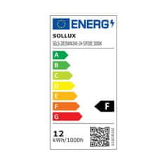 Intesi Závěsná lampa RIO 78 lesklá zlatá LED 3000K