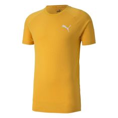 Puma Tričko žluté S Evostripe Lite