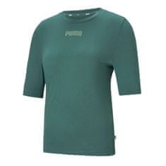 Puma Tričko na trenínk zelené XS Modern Basics Tee