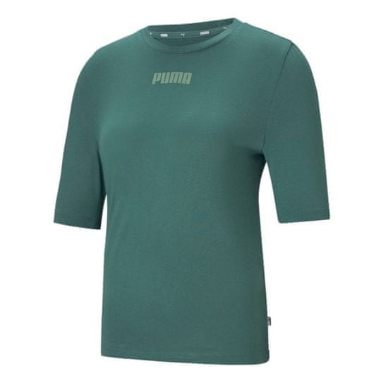 Puma Tričko na trenínk zelené Modern Basics Tee