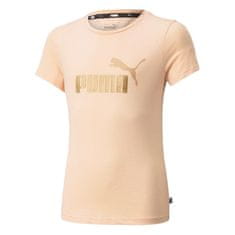 Puma Tričko na trenínk růžové XS Ess Logo Tee