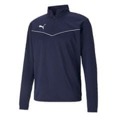 Puma Mikina tmavomodrá 192 - 197 cm/XXL Teamrise 14 Zip Top Peacoat