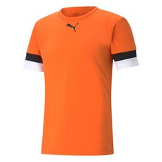 Puma Tričko na trenínk oranžové S Teamrise Jersey