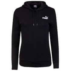 Puma Mikina černá 176 - 181 cm/L Ess Embroidery Hoodie TR