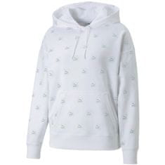 Puma Mikina bílá 182 - 187 cm/XL Brand Love Aop Hoodie FL