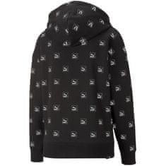 Puma Mikina černá 182 - 187 cm/XL Brand Love Aop Hoodie FL