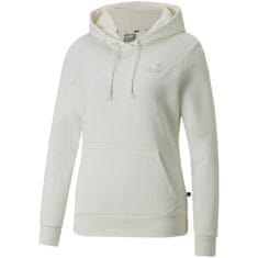 Puma Mikina bílá 182 - 187 cm/XL Ess Embroidery Hoodie FL