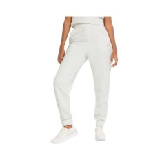 Puma Kalhoty bílé 176 - 181 cm/L Ess Embroidery High-waist Pants Fl W