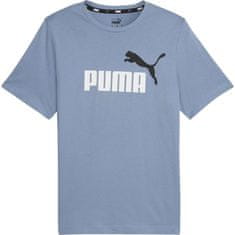 Puma Tričko modré M Ess+ 2