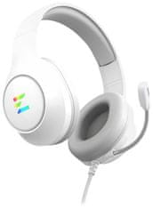 Zalman headset ZM-HPS310 RGB / herní / náhlavní / drátový / 7.1 / USB / bílý