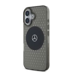 MERCEDES Zadní kryt PC-TPU Star Pattern MagSafe pro iPhone 16 Plus Black