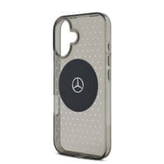 MERCEDES Zadní kryt PC-TPU Star Pattern MagSafe pro iPhone 16 Plus Black