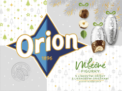 Orion Orion Figurky mléčná čokoláda s kousky oříšků 315g