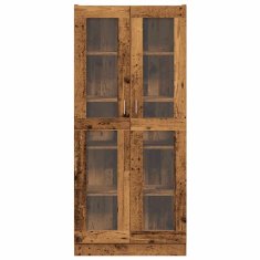 Vidaxl Skříň old wood 82,5 x 30,5 x 185 cm kompozitní dřevo