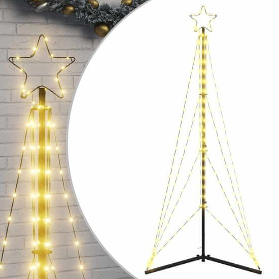 Vidaxl Světla na vánoční stromek 363 teple bílých LED 182 cm