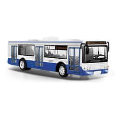 Autobus který hlásí zastávky česky 28 cm modrý