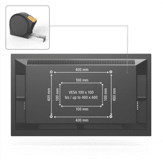 Hama nástěnný držák TV, pohyblivý, 400x400, 35 kg