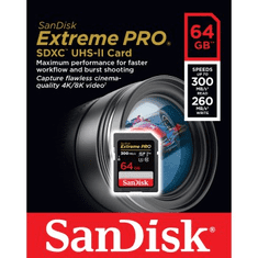 SanDisk Extreme PRO SDXC UHS-II 64 GB