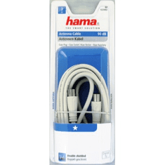 Hama anténní kabel vidlice-zásuvka, 90 dB, 1*, 3 m