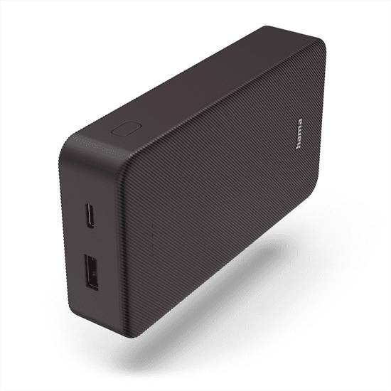 Hama Colour 20, powerbanka 20000 mAh, 3 A, výstup: USB-C, USB-A, slivková