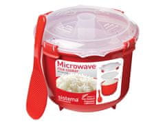 Sistema Sistema Microwave Rýžovar 2,6 l, červená