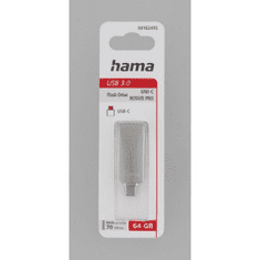 Hama USB flash disk Uni-C Rotate Pro, USB-C 3.1, 64 GB, 70 MB/s