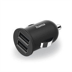 Hama USB nabíječka do vozidla, 2x USB-A, 2,4 A (12 W)