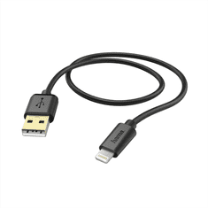 Hama MFI USB nabíjecí/datový kabel pro Apple s Lightning konektorem, 1,5 m, černý