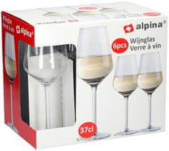 Alpina SKLENICE NA BÍLÉ VÍNO 370ML 6KS