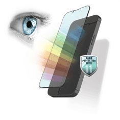 Hama Anti-Bluelight+Antibacterial, 3D ochranné sklo pro Apple iPhone 13/13 Pro