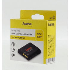 Hama fotoakumulátor typ Sony NP-BG1, Li-Ion 3,6 V/950 mAh