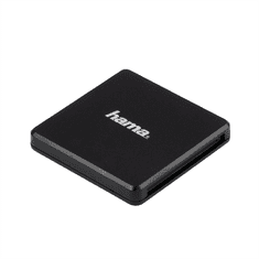 Hama Multi čtečka karet USB 3.0, SD/microSD/CF, černá