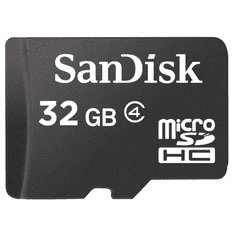 SanDisk 32 GB microSDHC Class 4 Memory Card