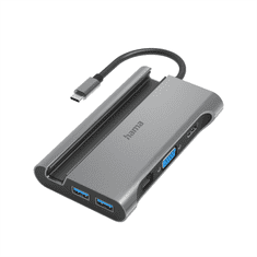 Hama USB-C hub Connect2Mobile, multiport, LAN, 7 portů