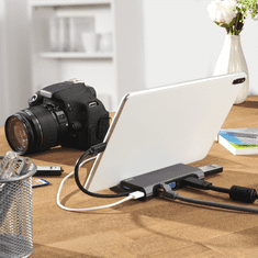 Hama USB-C hub Connect2Mobile, multiport, LAN, 7 portů