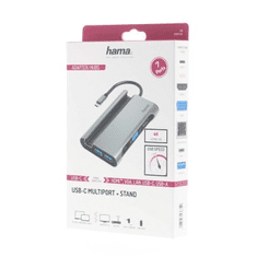 Hama USB-C hub Connect2Mobile, multiport, LAN, 7 portů