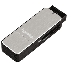 čtečka karet USB 3.0 SD/microSD, stříbrná