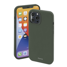 Hama MagCase Finest Feel PRO, kryt pro Apple iPhone 12 Pro Max, zelený